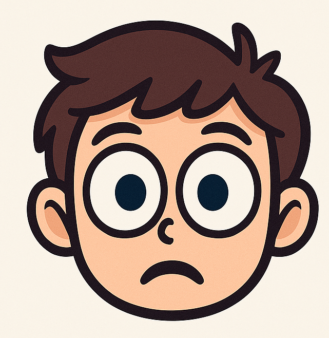 Logotipo de ALACHI.TOP con personaje caricatura de ojos grandes en señal de asombro